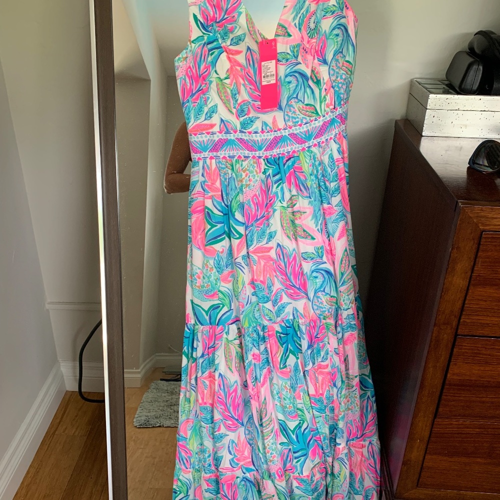 Lilly Pulitzer Maxi Dress - Beautiful Pattern